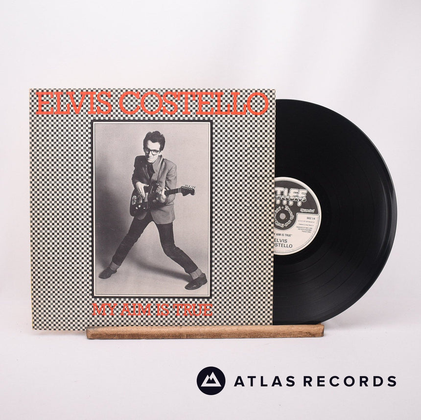 Elvis Costello My Aim Is True LP Vinyl Record - Front Cover & Record
