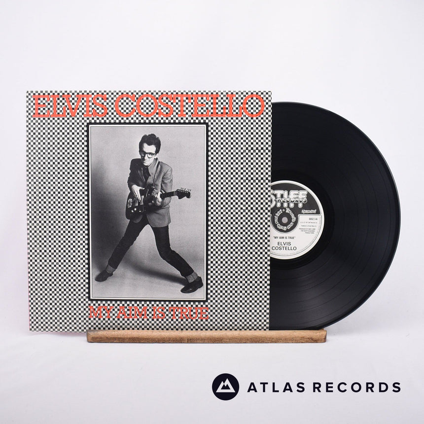 Elvis Costello My Aim Is True LP Vinyl Record - Front Cover & Record