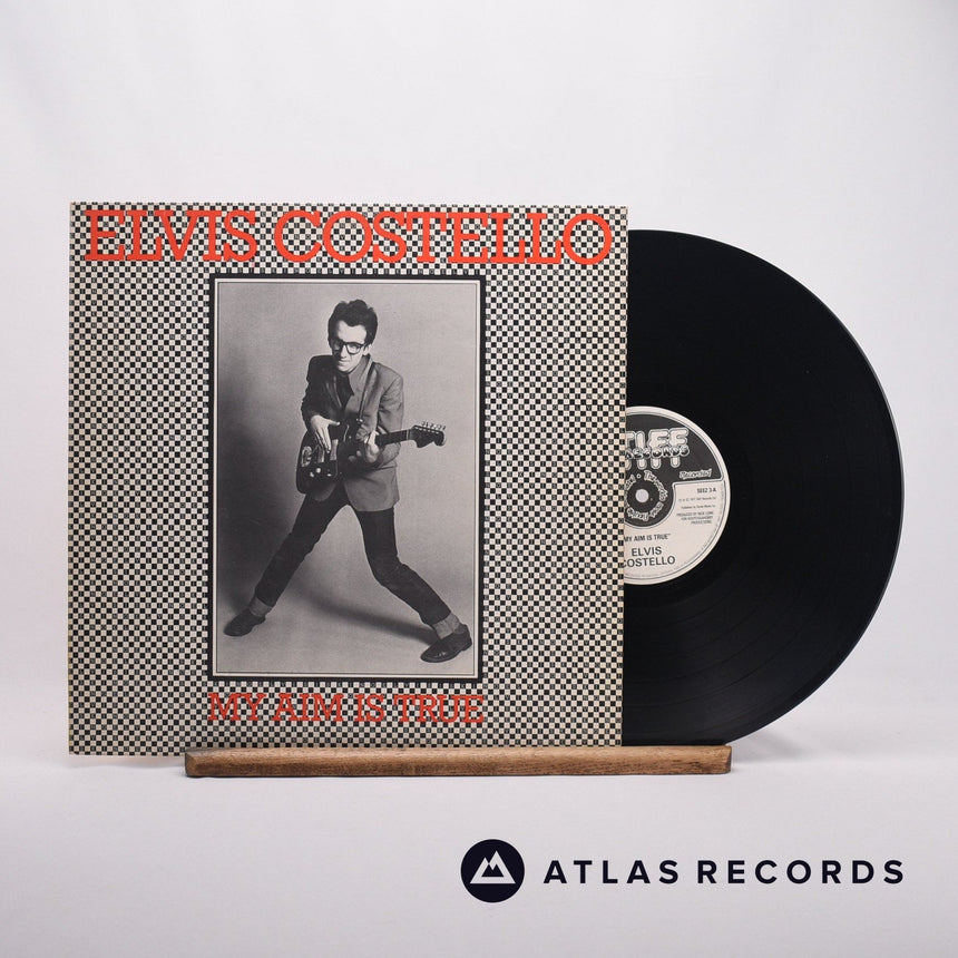 Elvis Costello My Aim Is True LP Vinyl Record - Front Cover & Record