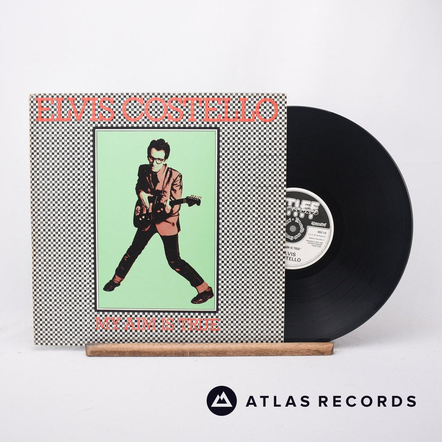 Elvis Costello My Aim Is True LP Vinyl Record - Front Cover & Record