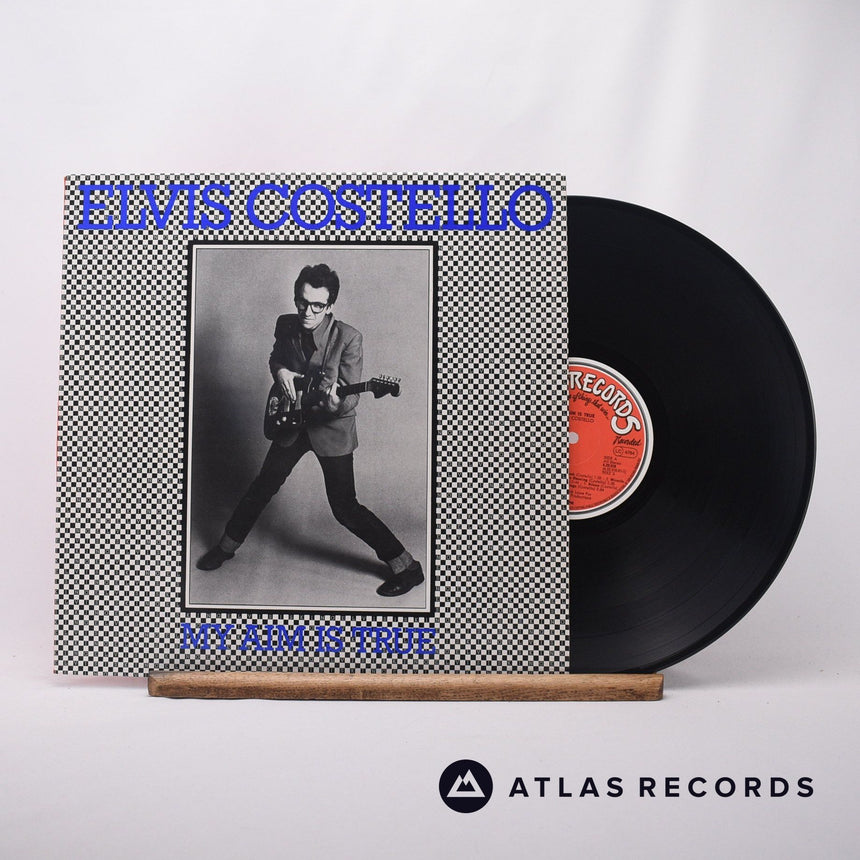 Elvis Costello My Aim Is True LP Vinyl Record - Front Cover & Record