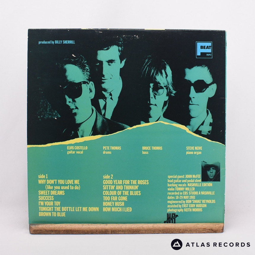 Elvis Costello & The Attractions - Almost Blue - LP Vinyl Record - EX/EX