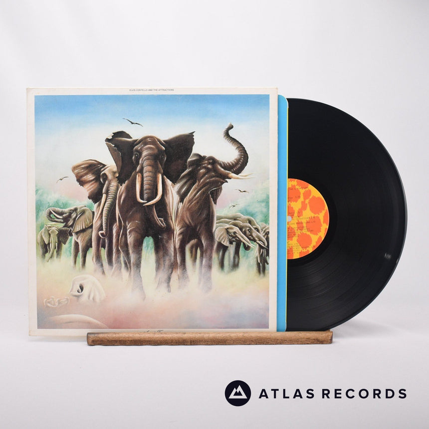 Elvis Costello & The Attractions Armed Forces LP Vinyl Record - Front Cover & Record