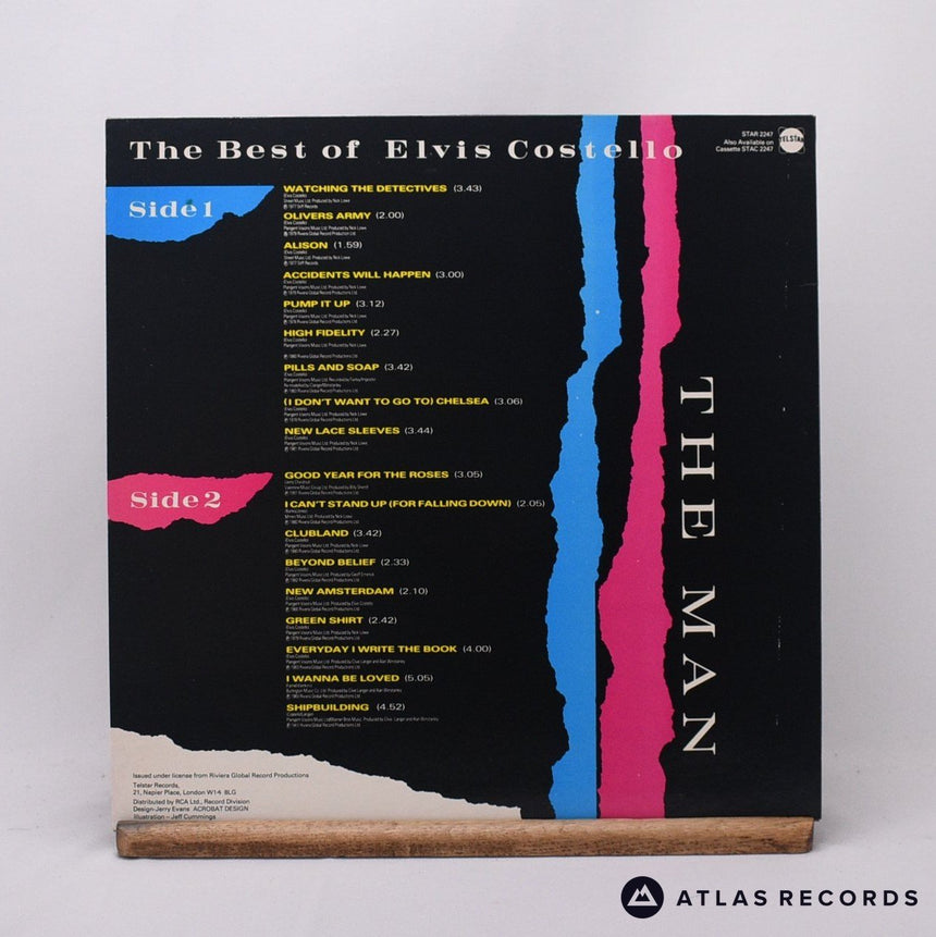 Elvis Costello - The Best Of Elvis Costello - The Man - LP Vinyl Record - EX/EX