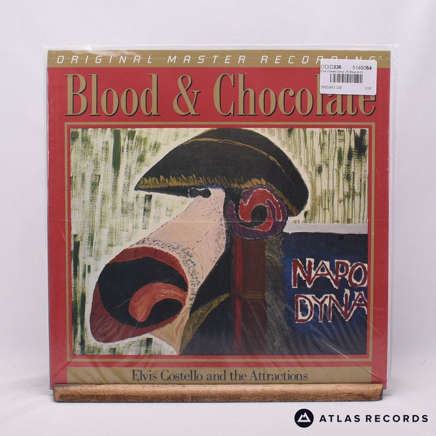 Elvis Costello & The Attractions Blood & Chocolate LP Vinyl Record - Front Cover & Record