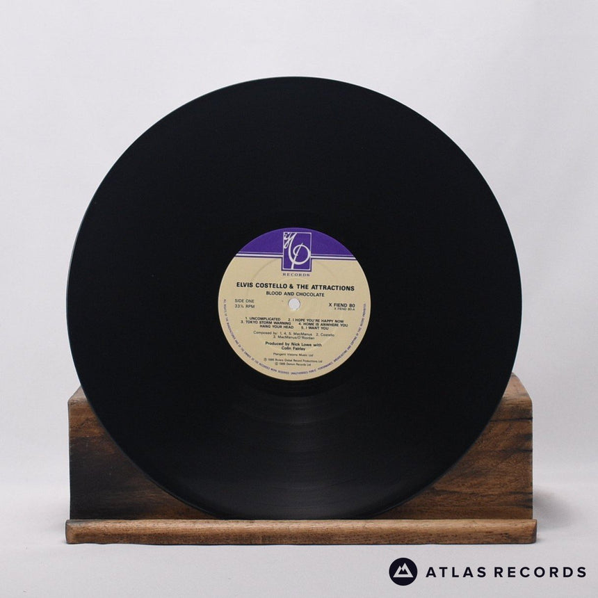 Elvis Costello & The Attractions - Blood & Chocolate - LP Vinyl Record - VG+/EX