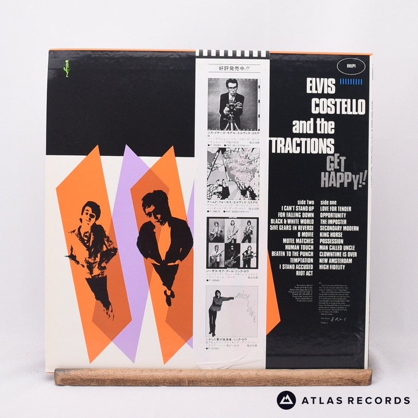 Elvis Costello & The Attractions - Get Happy! - Insert LP Vinyl Record - EX/EX