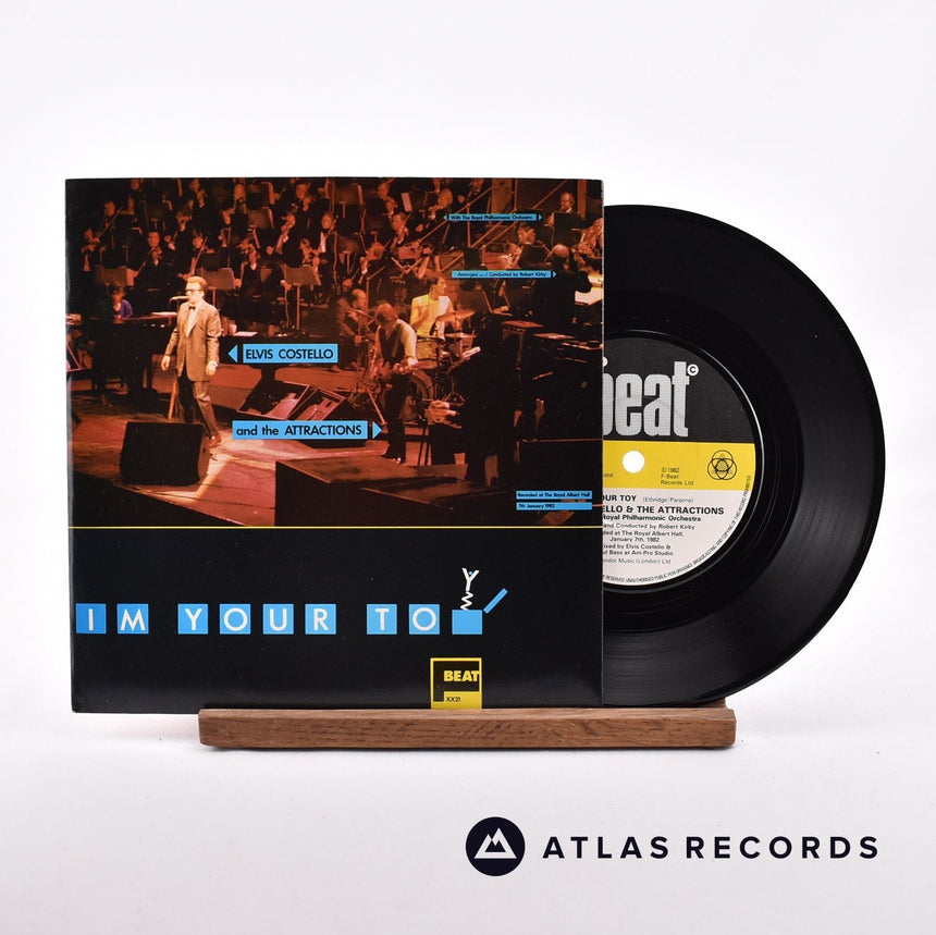 Elvis Costello & The Attractions I'm Your Toy 7" Vinyl Record - Front Cover & Record