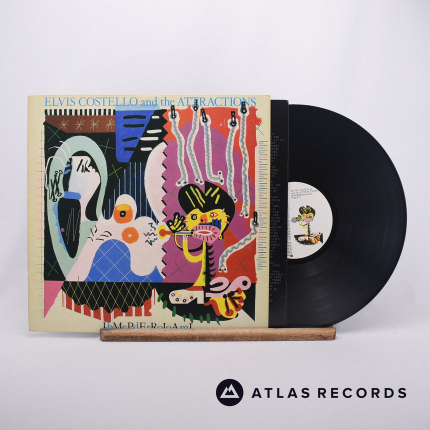 Elvis Costello & The Attractions Imperial Bedroom LP Vinyl Record - Front Cover & Record
