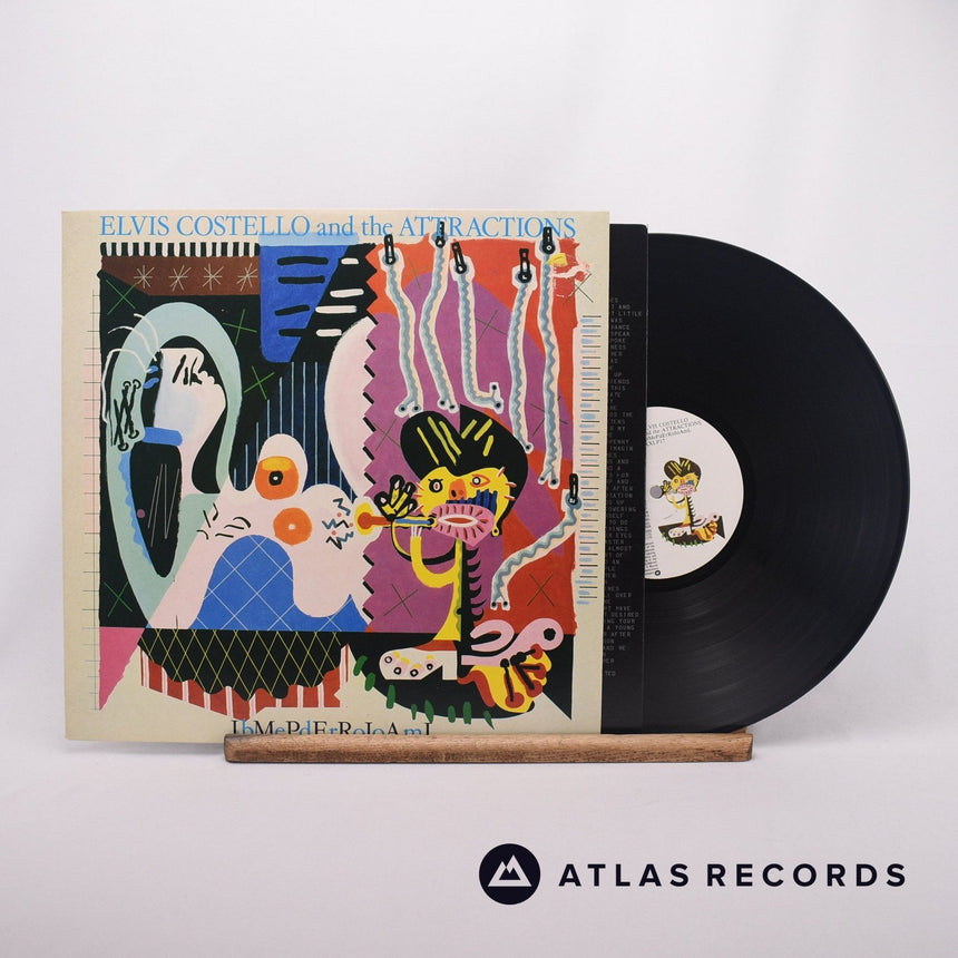 Elvis Costello & The Attractions Imperial Bedroom LP Vinyl Record - Front Cover & Record