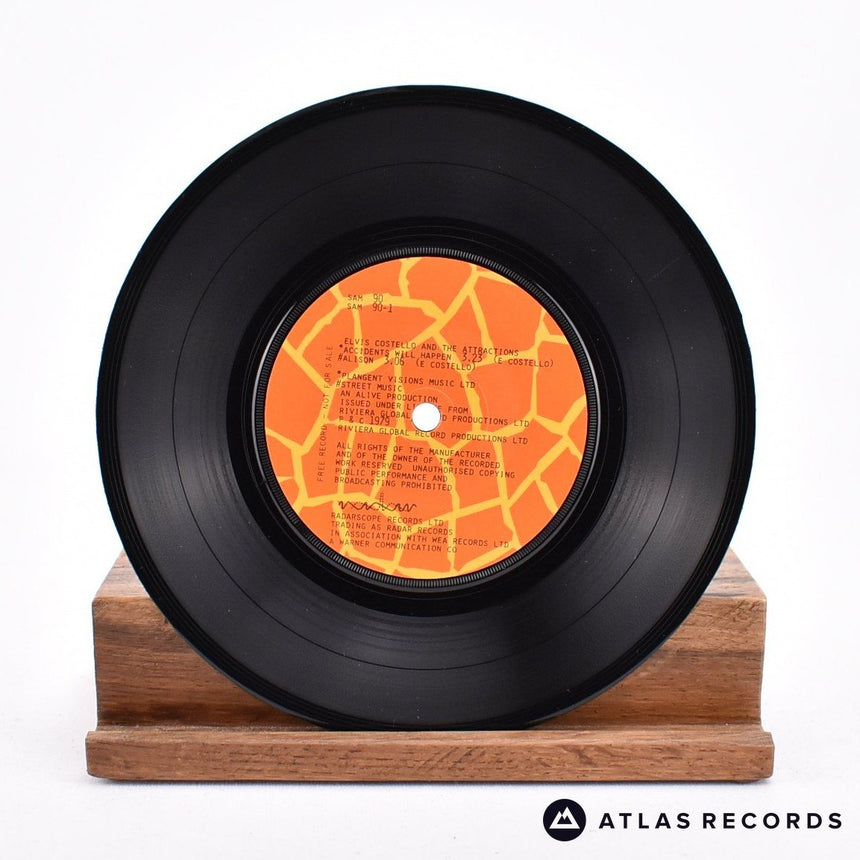 Elvis Costello & The Attractions - Live At Hollywood High - 7" Vinyl Record - VG/VG+