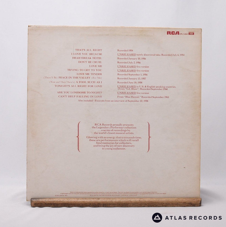 Elvis Presley - A Legendary Performer - Volume 1 - Mono LP Vinyl Record - VG+/EX