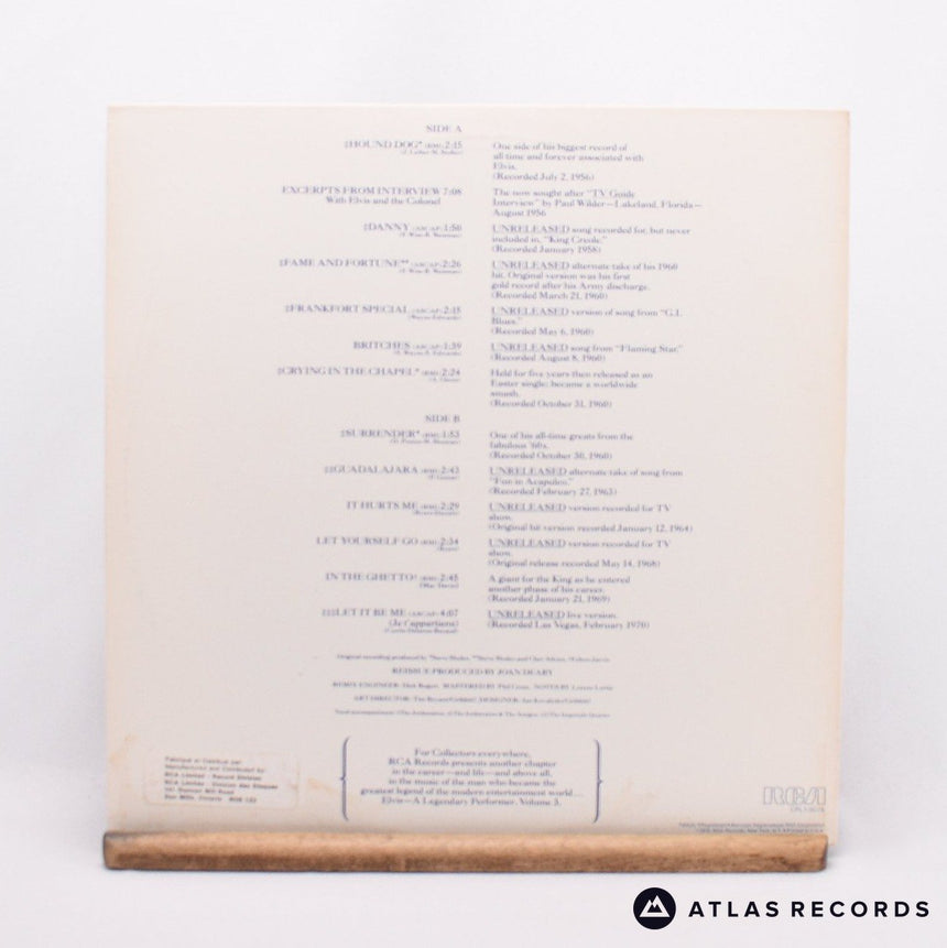 Elvis Presley - A Legendary Performer - Volume 3 - LP Vinyl Record