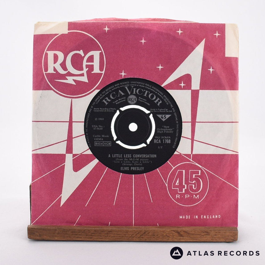 Elvis Presley A Little Less Conversation 7" Vinyl Record - In Sleeve
