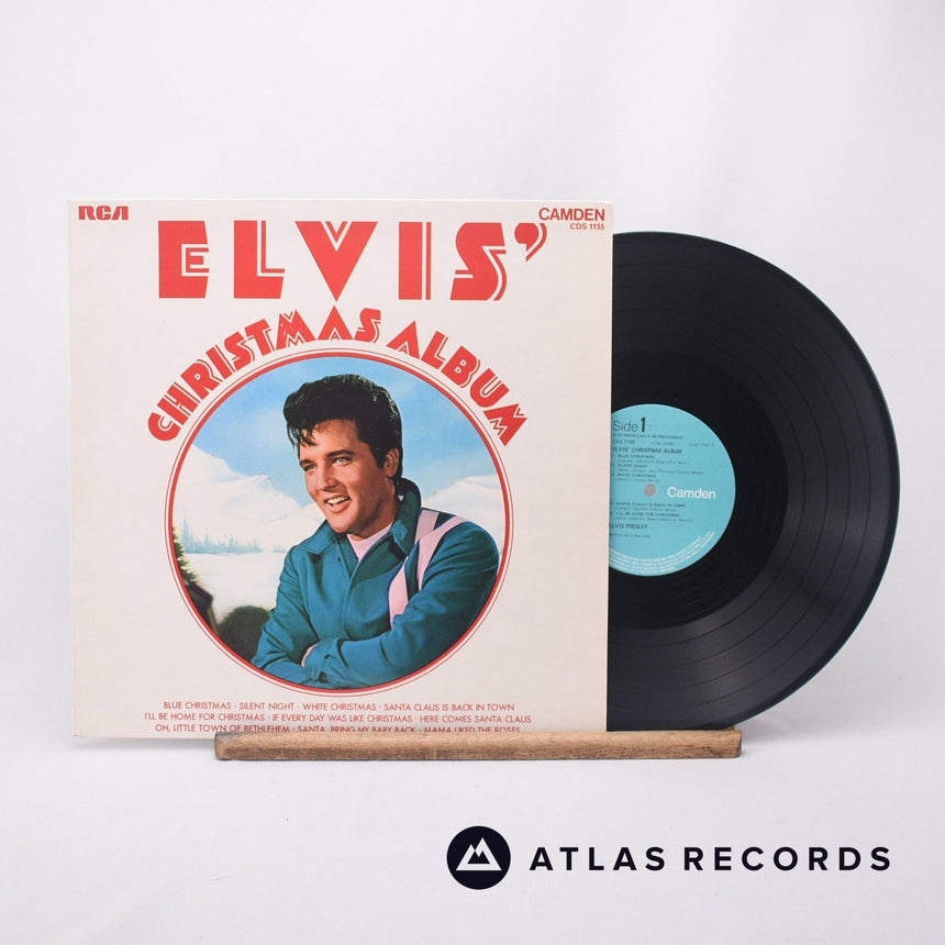 Elvis Presley Elvis' Christmas Album LP Vinyl Record - Front Cover & Record