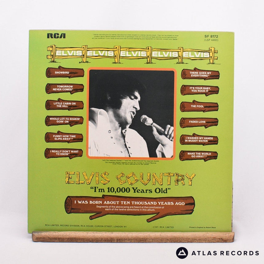 Elvis Presley - Elvis Country (I'm 10,000 Years Old) - LP Vinyl Record - EX/EX