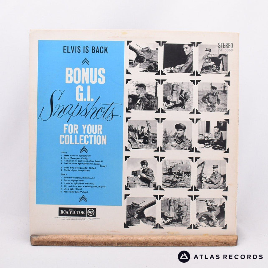 Elvis Presley - Elvis Is Back - Reissue LP Vinyl Record - EX/EX