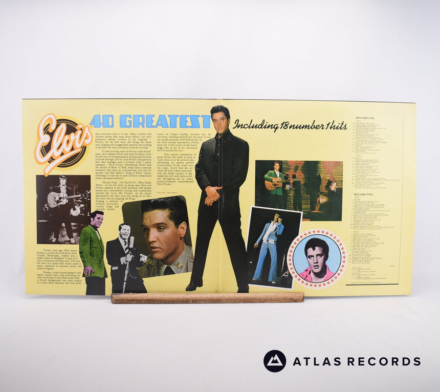 Elvis Presley - Elvis's 40 Greatest - Gatefold 2 x LP Vinyl Record - EX/EX