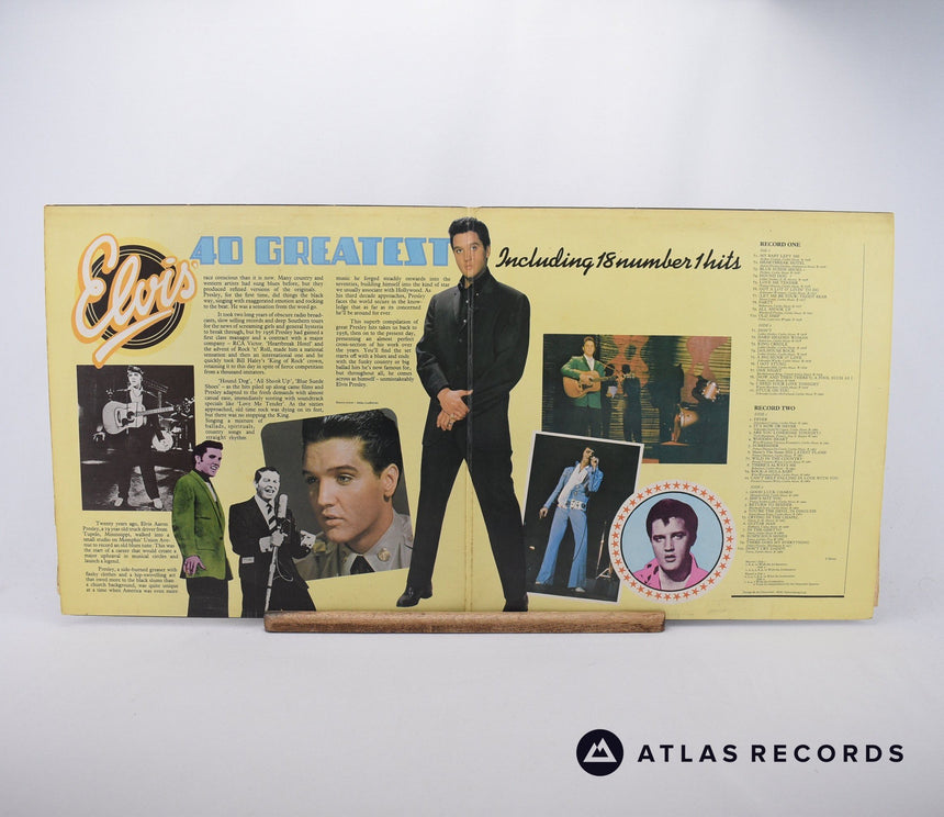 Elvis Presley - Elvis's 40 Greatest - Gatefold 2 x LP Vinyl Record - VG+/VG