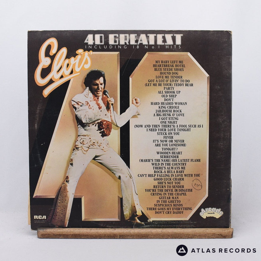 Elvis Presley - Elvis's 40 Greatest - Gatefold 2 x LP Vinyl Record - VG+/VG