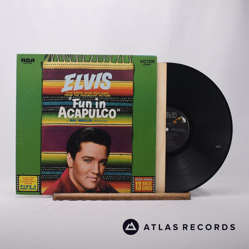 Elvis Presley Fun In Acapulco LP Vinyl Record - Front Cover & Record