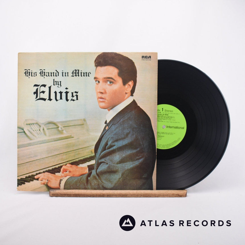 Elvis Presley His Hand In Mine LP Vinyl Record - Front Cover & Record