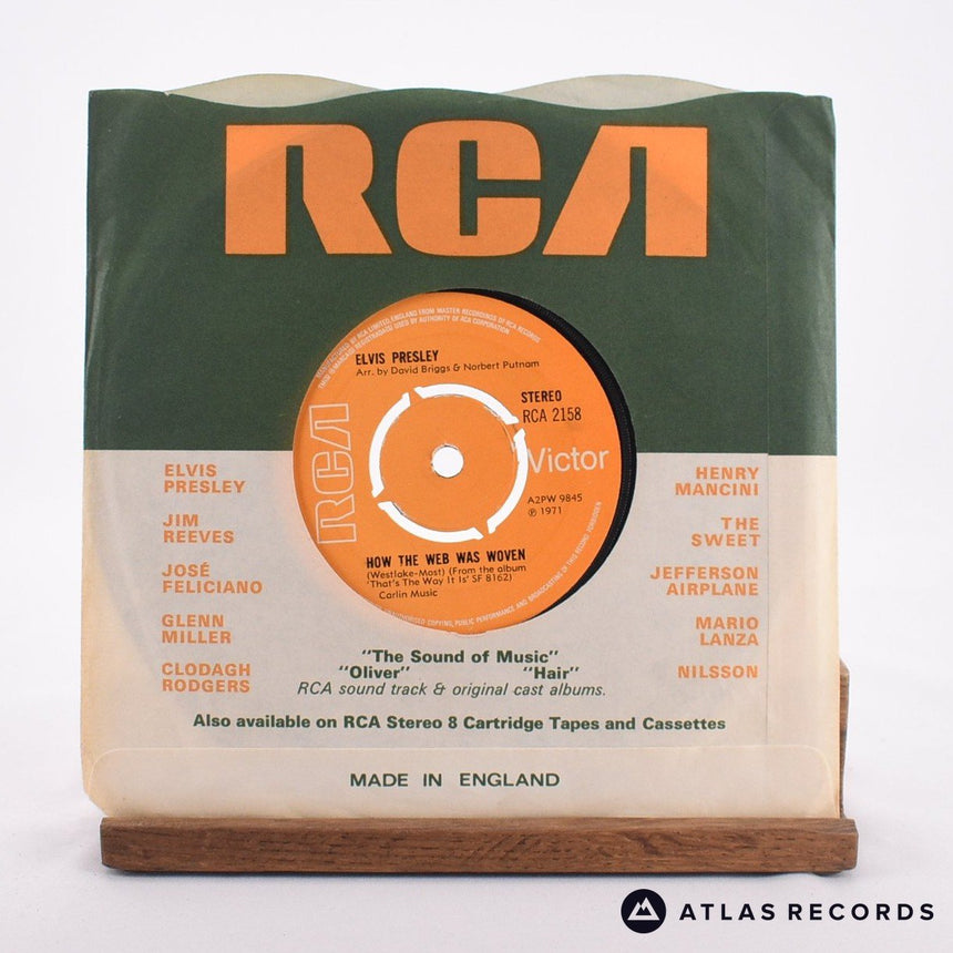 Elvis Presley - I Just Can't Help Believin' - Promo 7" Vinyl Record - EX/VG+