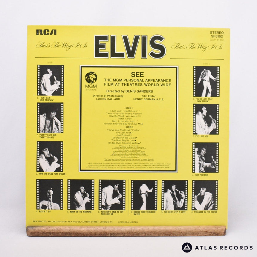 Elvis Presley - That's The Way It Is - LP Vinyl Record - EX/EX