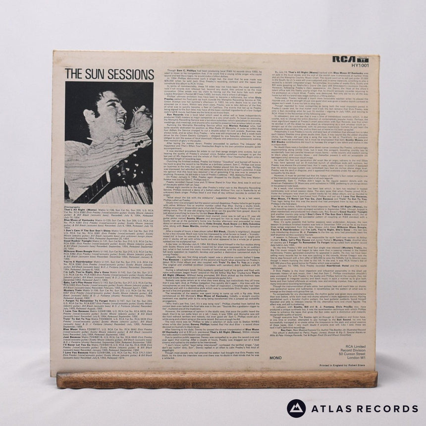 Elvis Presley - The Sun Collection - Mono LP Vinyl Record - VG+/EX