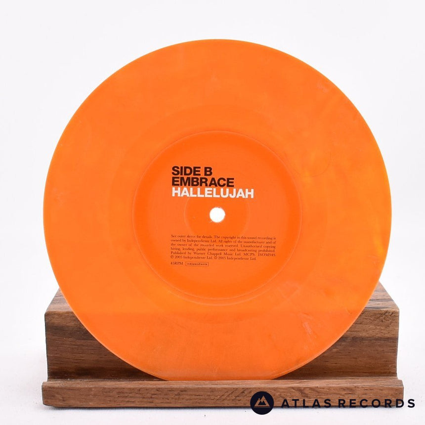 Embrace - A Glorious Day - Orange Limited Edition 7" Vinyl Record - NM/NM