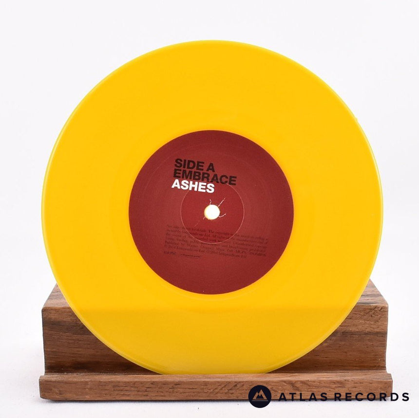 Embrace - Ashes - Yellow 7" Vinyl Record - NM/NM