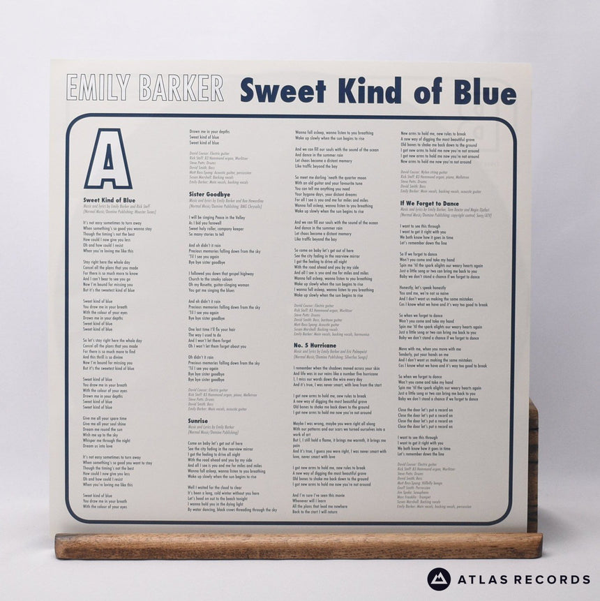 Emily Barker - Sweet Kind Of Blue - Blue LP Vinyl Record - NM/NM