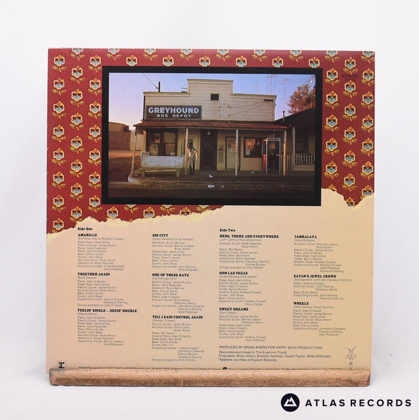 Emmylou Harris - Elite Hotel - LP Vinyl Record - EX/EX