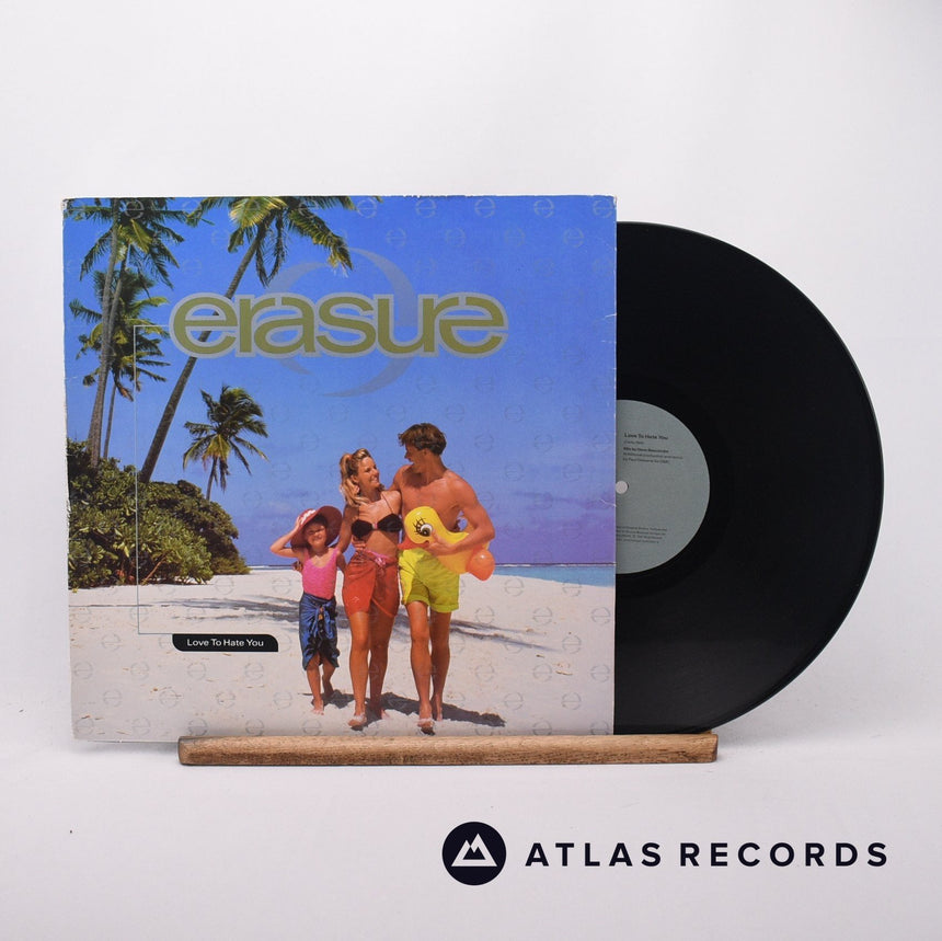 Erasure Love To Hate You 12" Vinyl Record - Front Cover & Record