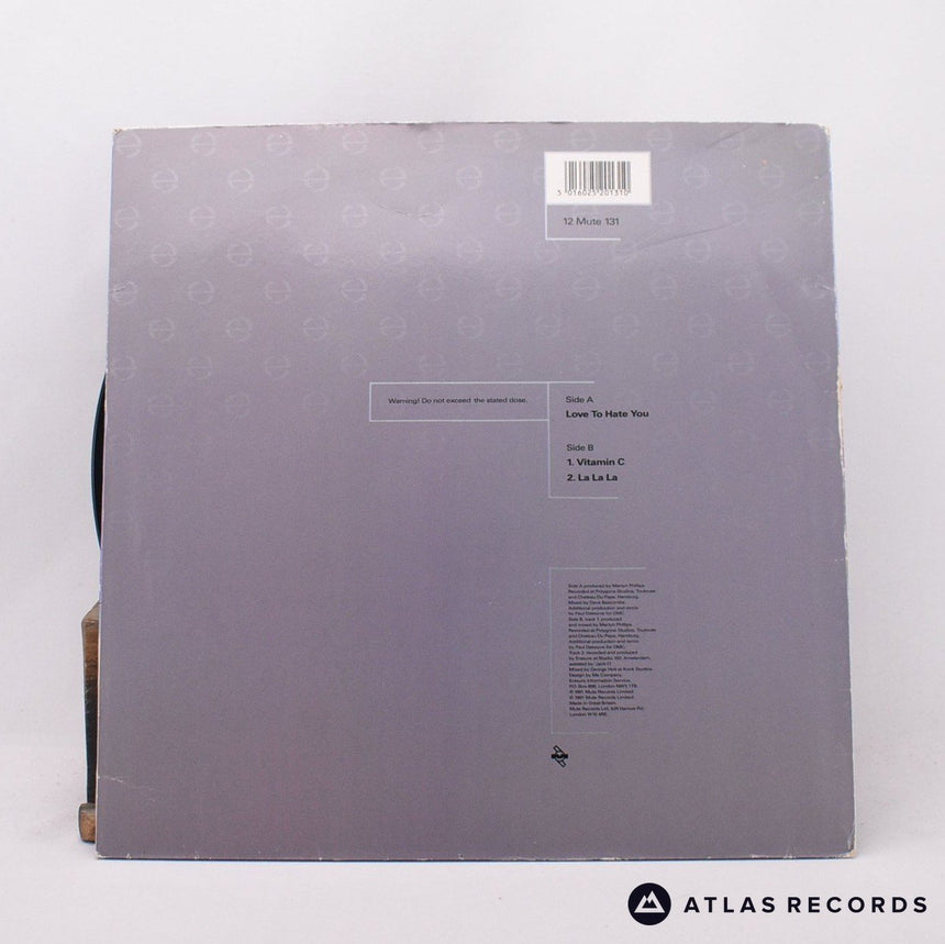 Erasure - Love To Hate You - 12" Vinyl Record - VG+/VG+