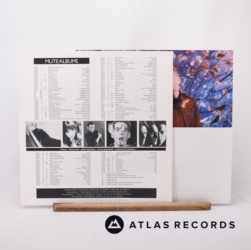 Erasure - Wild! - Insert Lyric Sheet LP Vinyl Record - VG+/EX