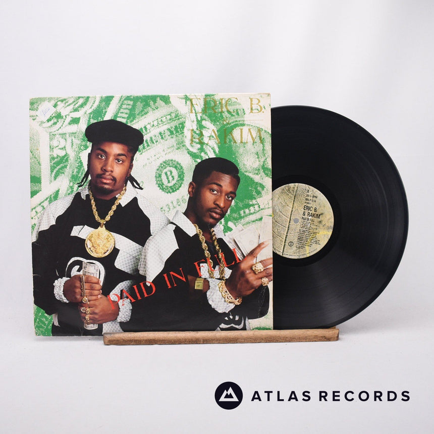 Eric B. & Rakim Paid In Full LP Vinyl Record - Front Cover & Record