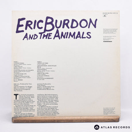 Eric Burdon & The Animals - Eric Burdon And The Animals - LP Vinyl Record
