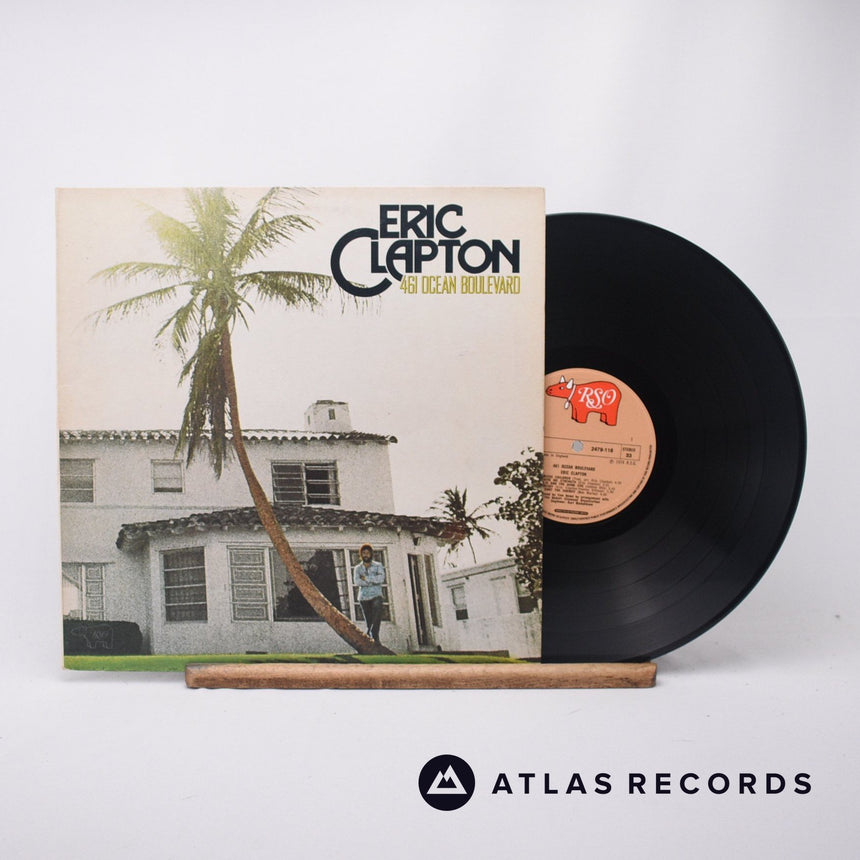 Eric Clapton 461 Ocean Boulevard LP Vinyl Record - Front Cover & Record