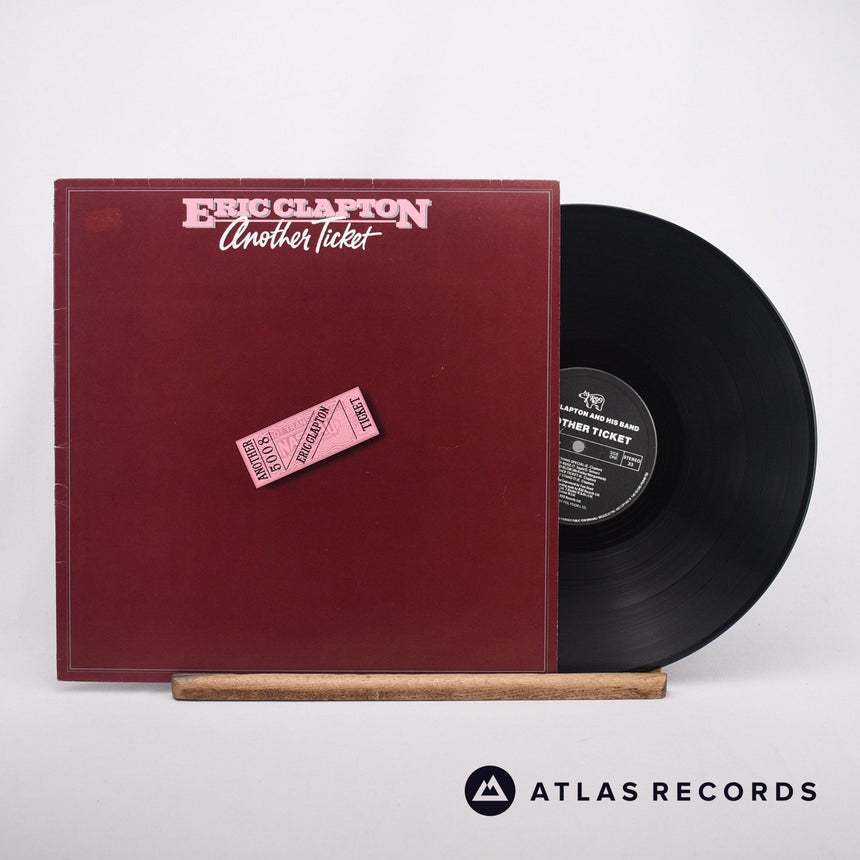 Eric Clapton Another Ticket LP Vinyl Record - Front Cover & Record