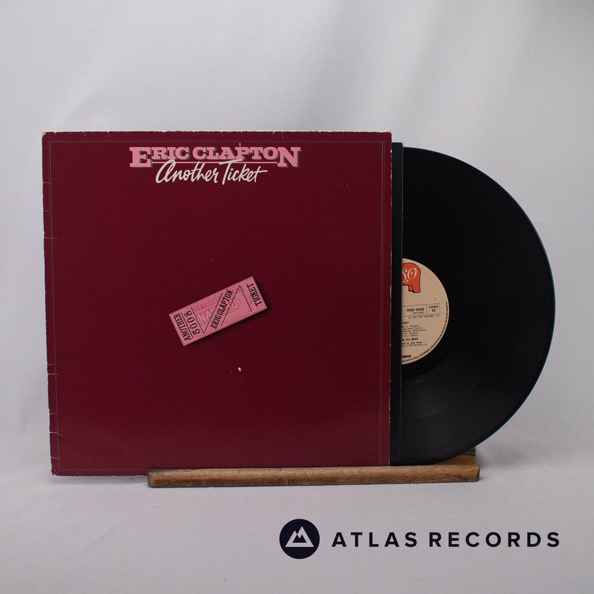 Eric Clapton Another Ticket LP Vinyl Record - Front Cover & Record