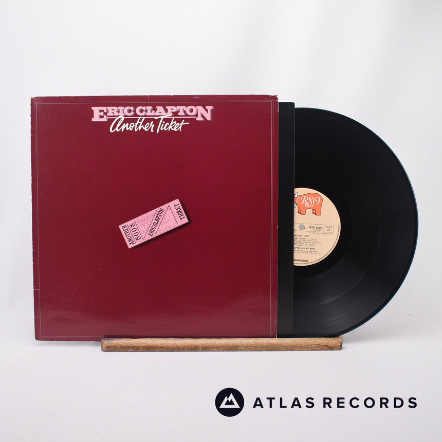 Eric Clapton Another Ticket LP Vinyl Record - Front Cover & Record