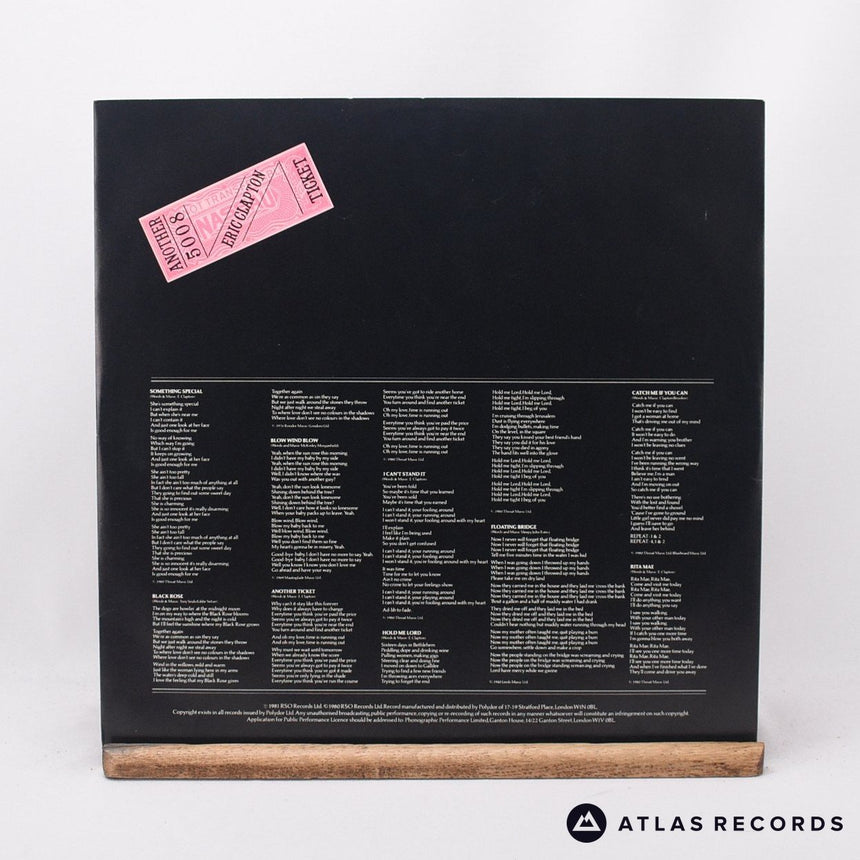 Eric Clapton - Another Ticket - LP Vinyl Record - EX/VG+