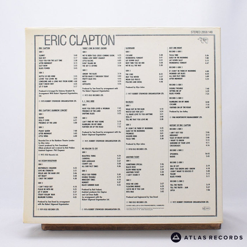 Eric Clapton - Eric Clapton - Box Set Vinyl Record - VG+/VG+