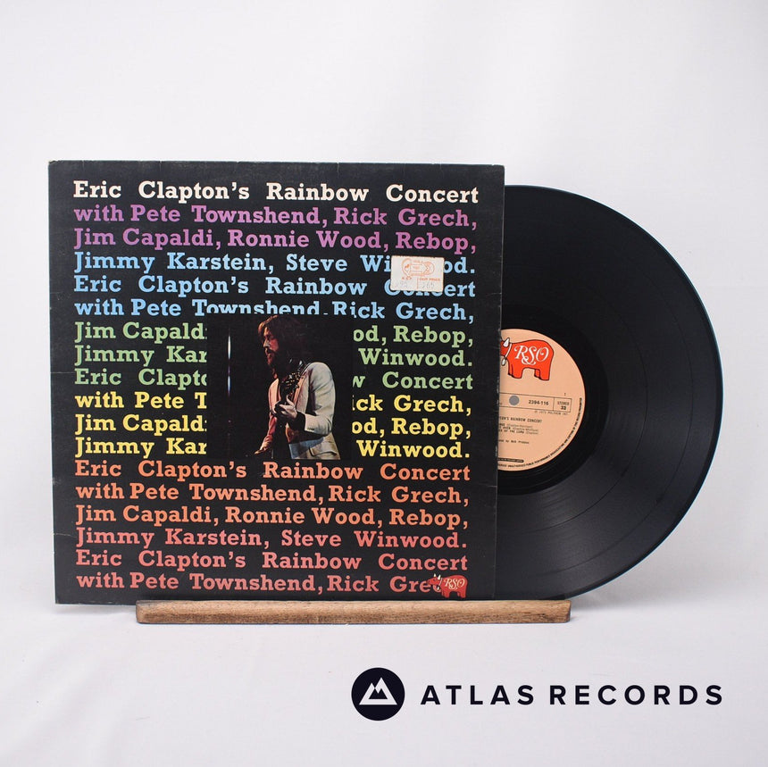 Eric Clapton Eric Clapton's Rainbow Concert LP Vinyl Record - Front Cover & Record