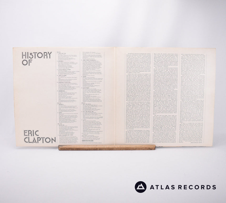 Eric Clapton - History Of Eric Clapton - 2 x LP Vinyl Record - VG+/VG+