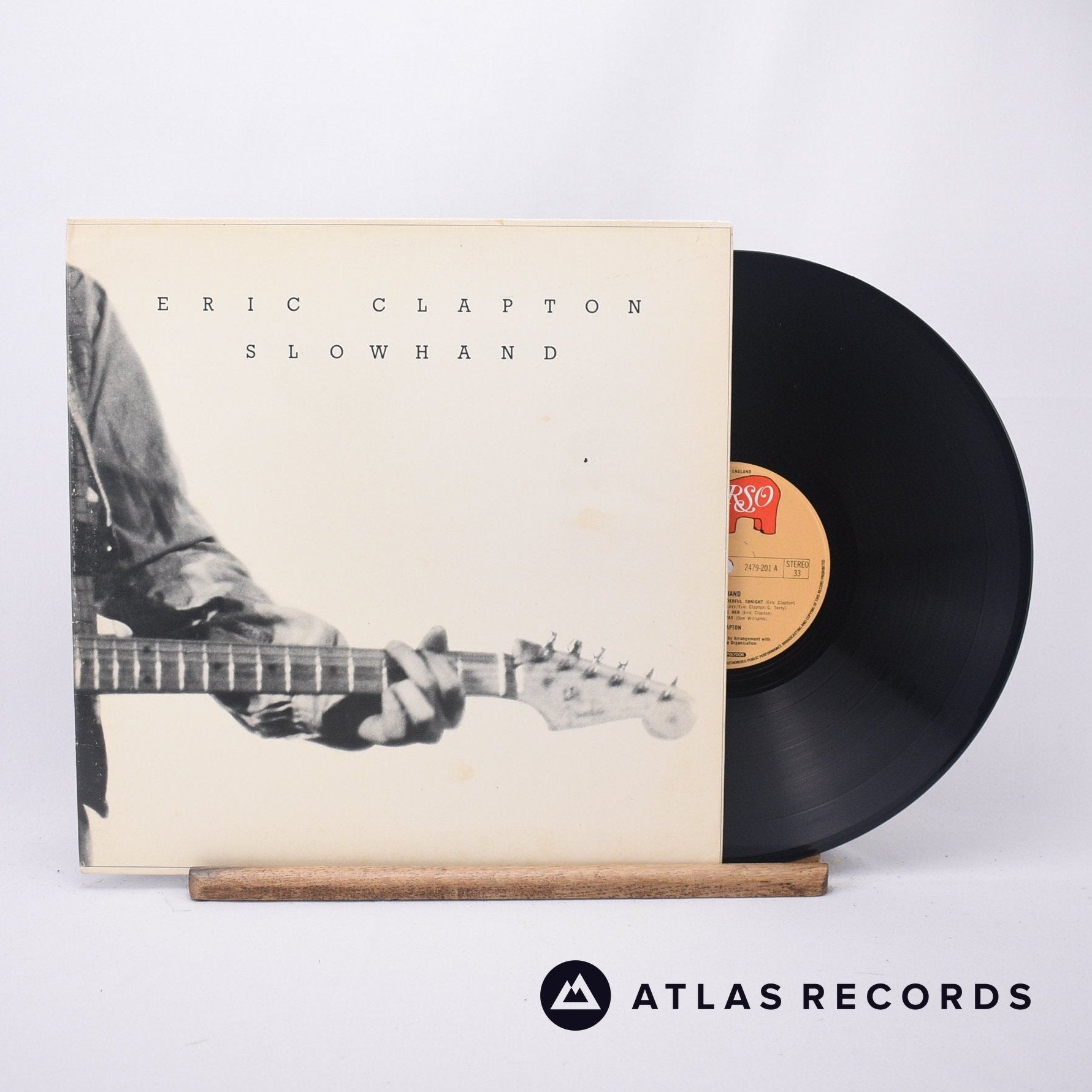 Eric Clapton Slowhand LP Vinyl Record VG+/EX – Atlas Records