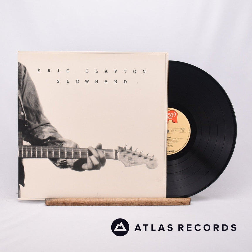 Eric Clapton Slowhand LP Vinyl Record - Front Cover & Record