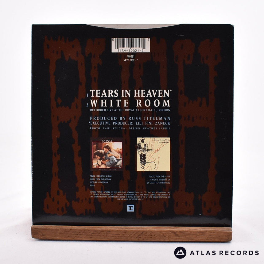 Eric Clapton - Tears In Heaven - 7" Vinyl Record - VG+/EX