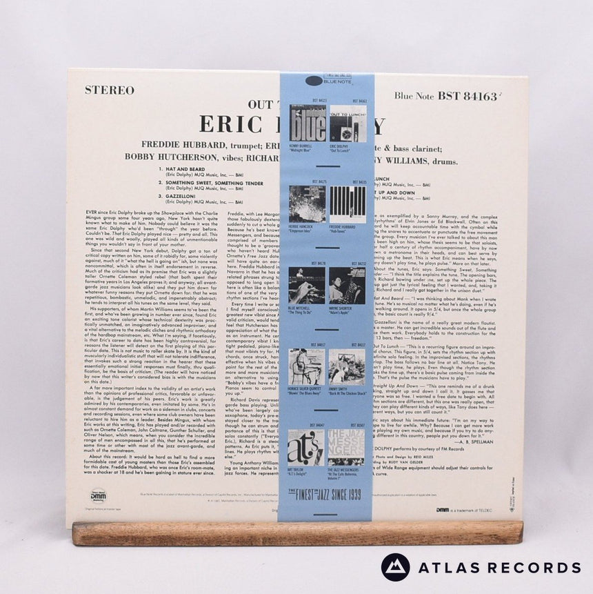 Eric Dolphy - Out To Lunch! - Obi Reissue A21 B21 LP Vinyl Record - EX/EX